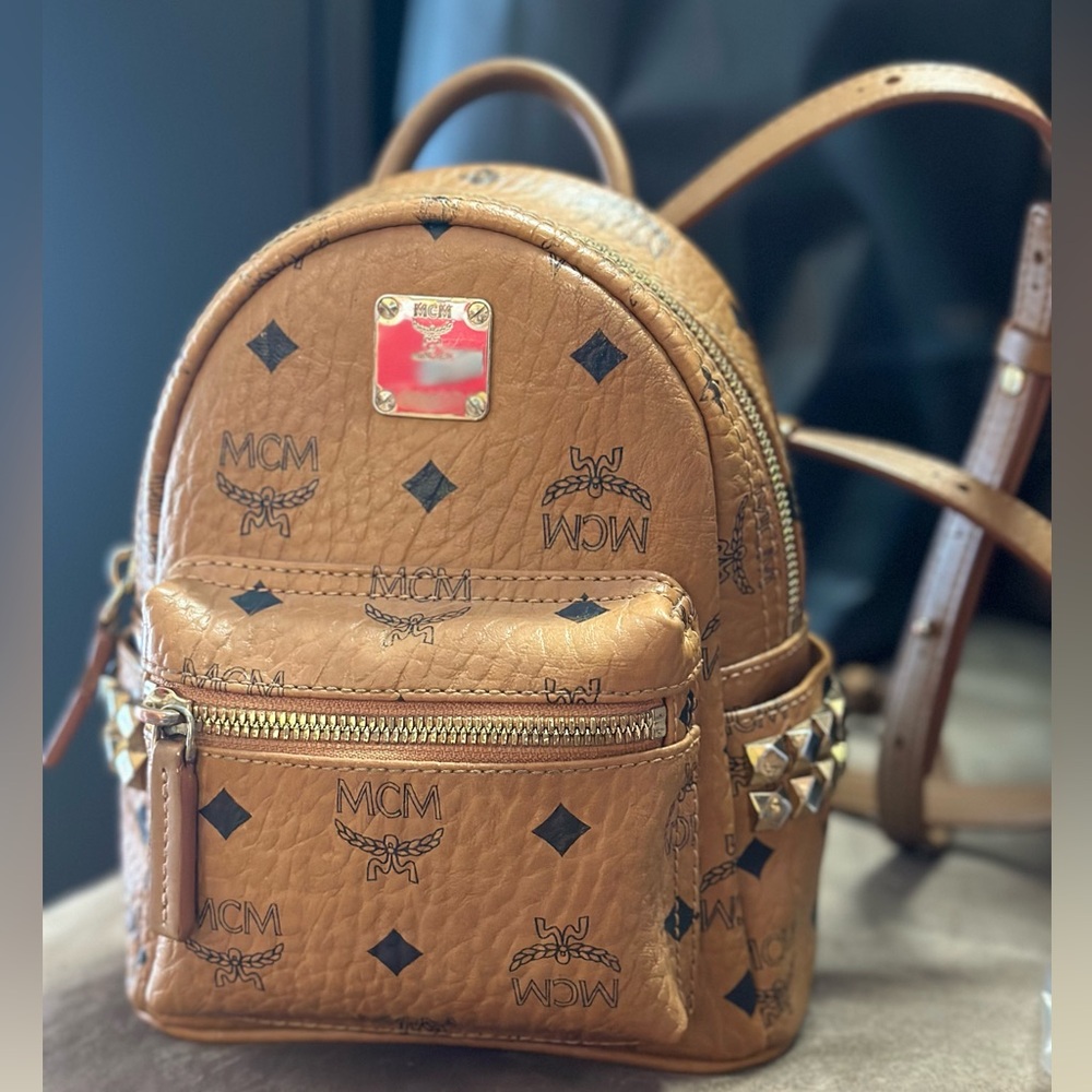 MCM Stark Bebe Boo Side Studs Backpack